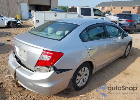 2012 Honda Civic Lx из США, поврежденный, VIN 19XFB2F51CE061520